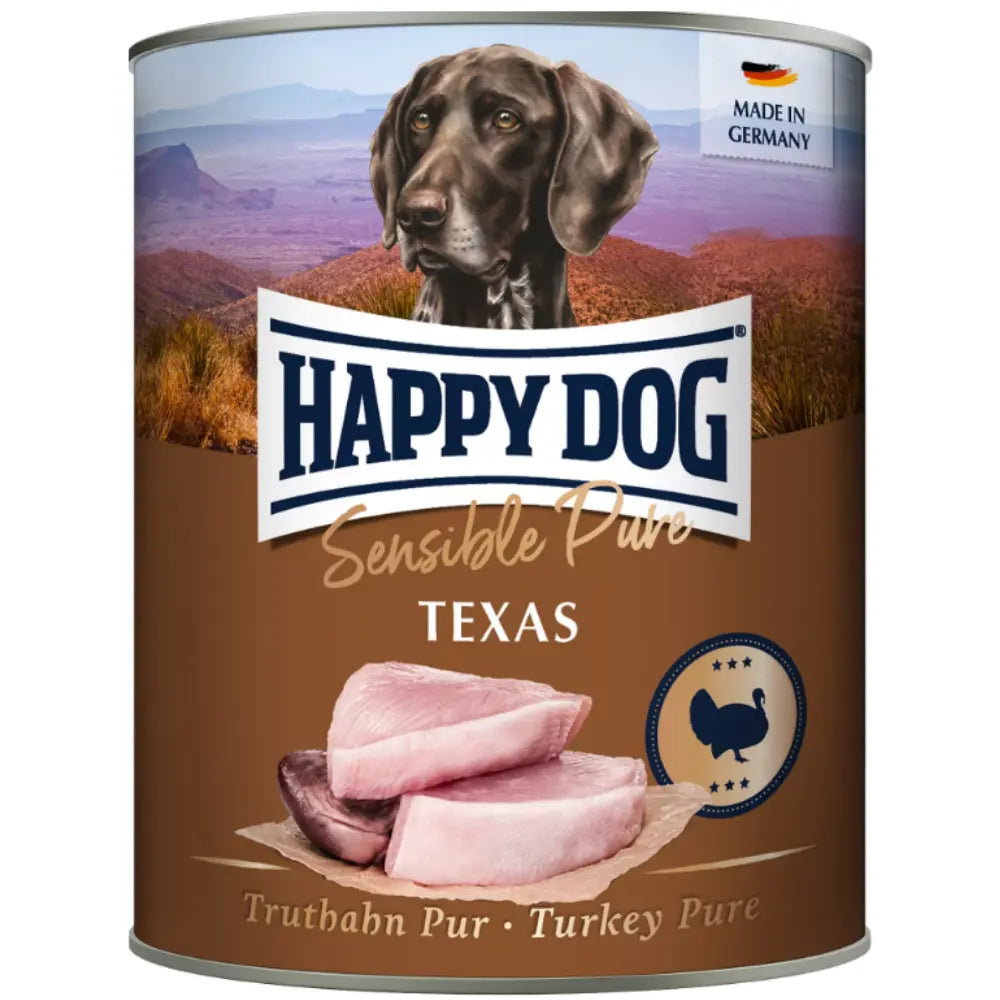 Happy Dog Sensible Pure Texas Carne de Pavo 800 g Lata al mejor precio -todoastorenimal.com