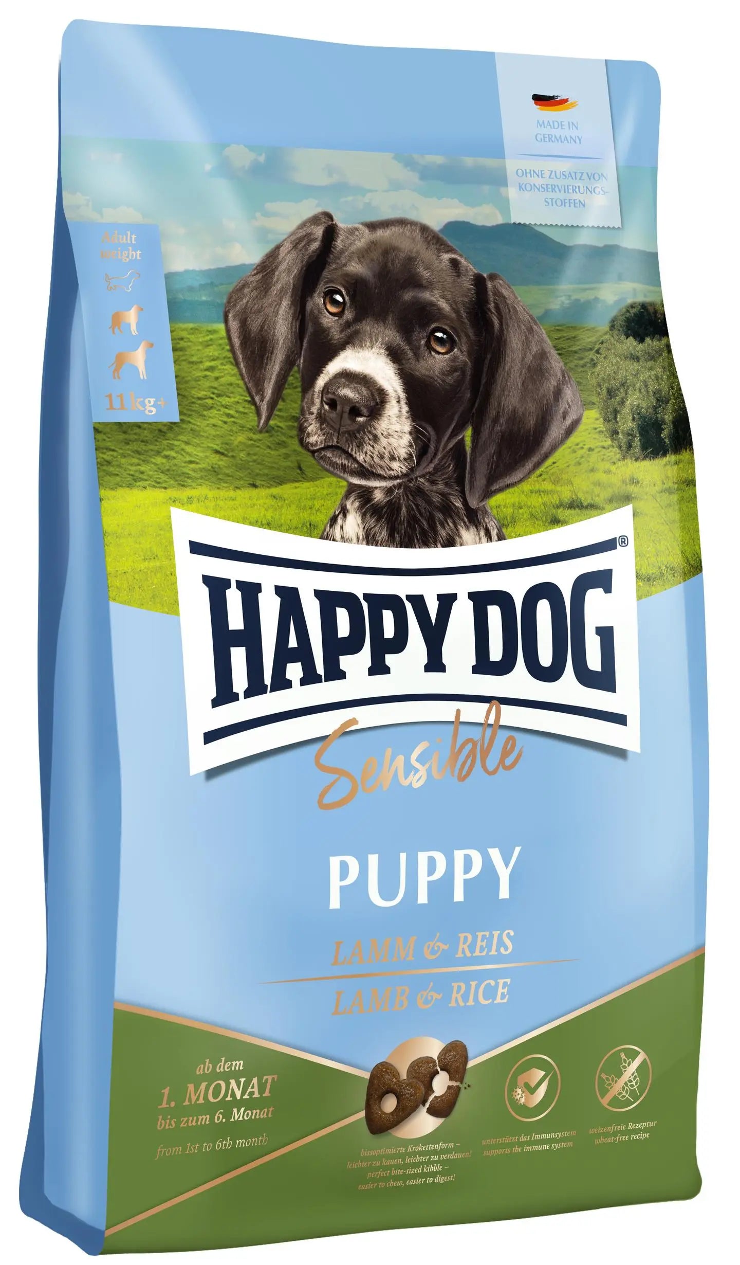 Happy Dog Sensible Young Puppy Starter Lamm & Reis - Precios Más Baratos - Todoanimal