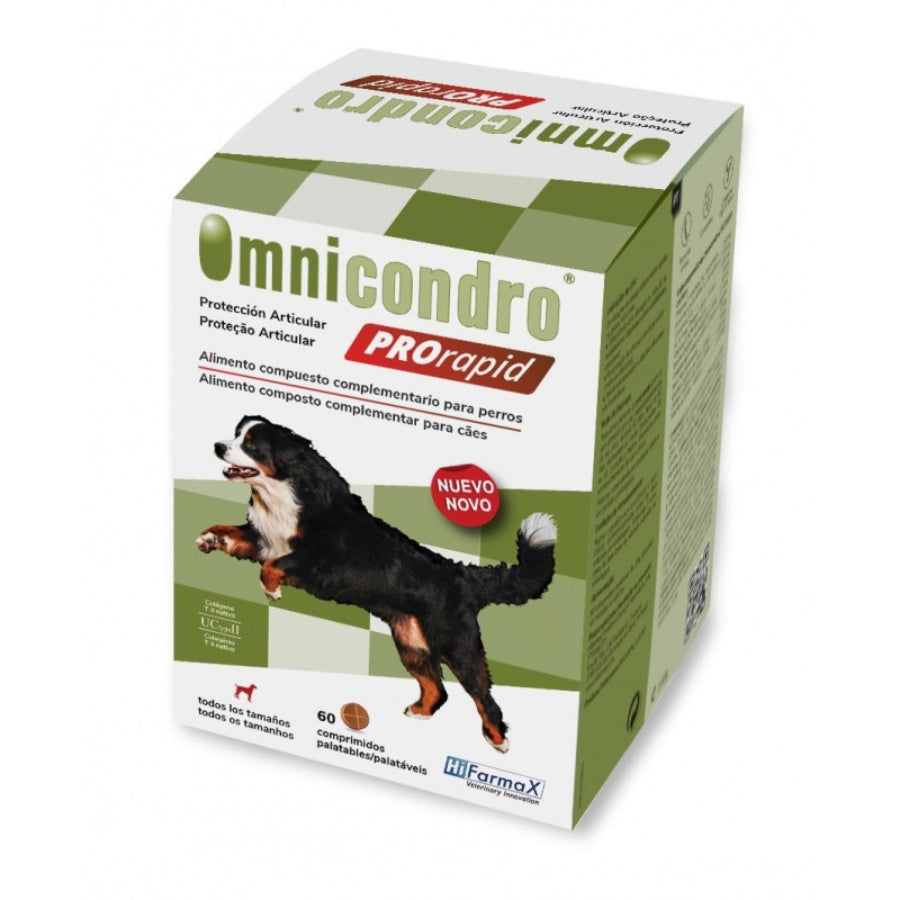Hifarmax Omnicondro ProRapid 60 Comprimidos Suplemento Condroprotector para Perros al mejor precio -todoastorenimal.com