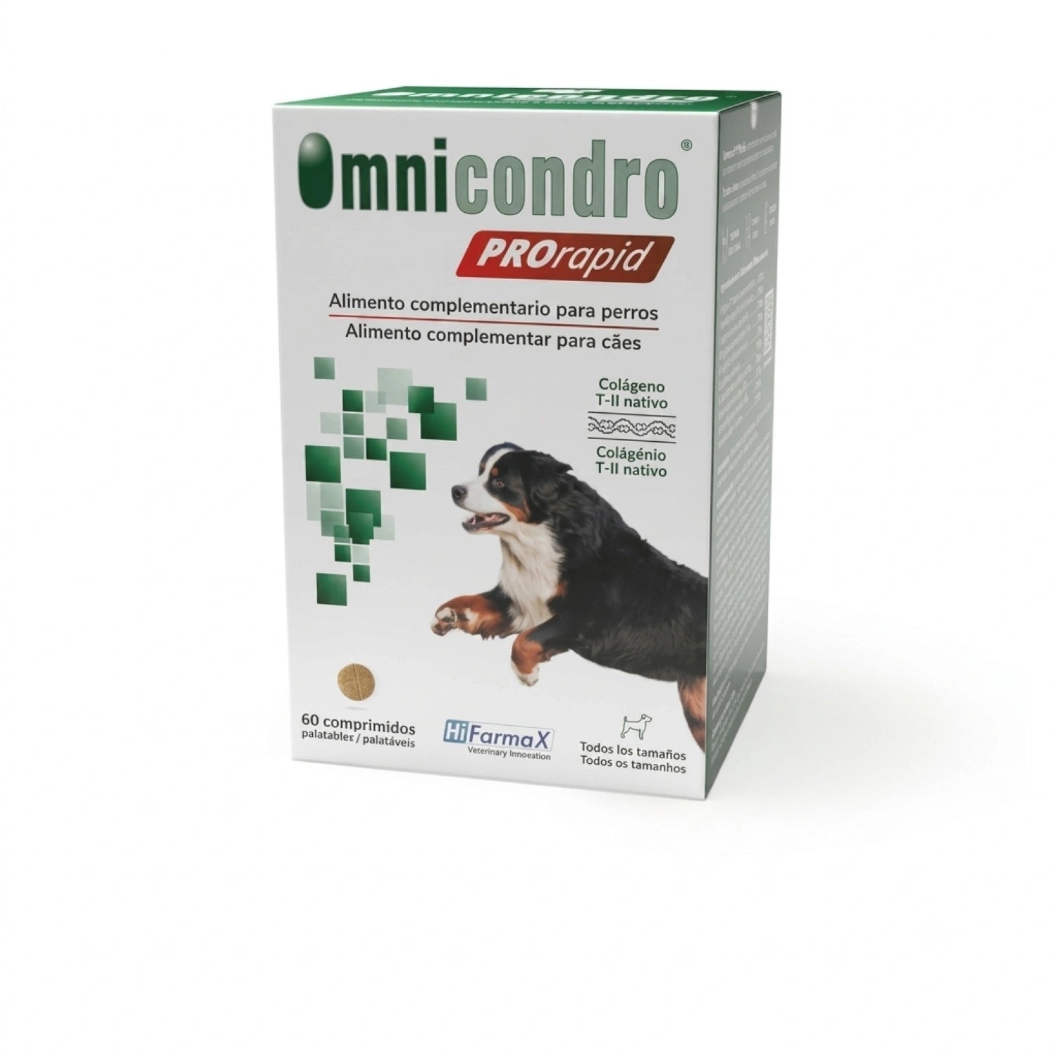 Hifarmax Omnicondro ProRapid 60 Comprimidos Suplemento Condroprotector para Perros al mejor precio -todoastorenimal.com