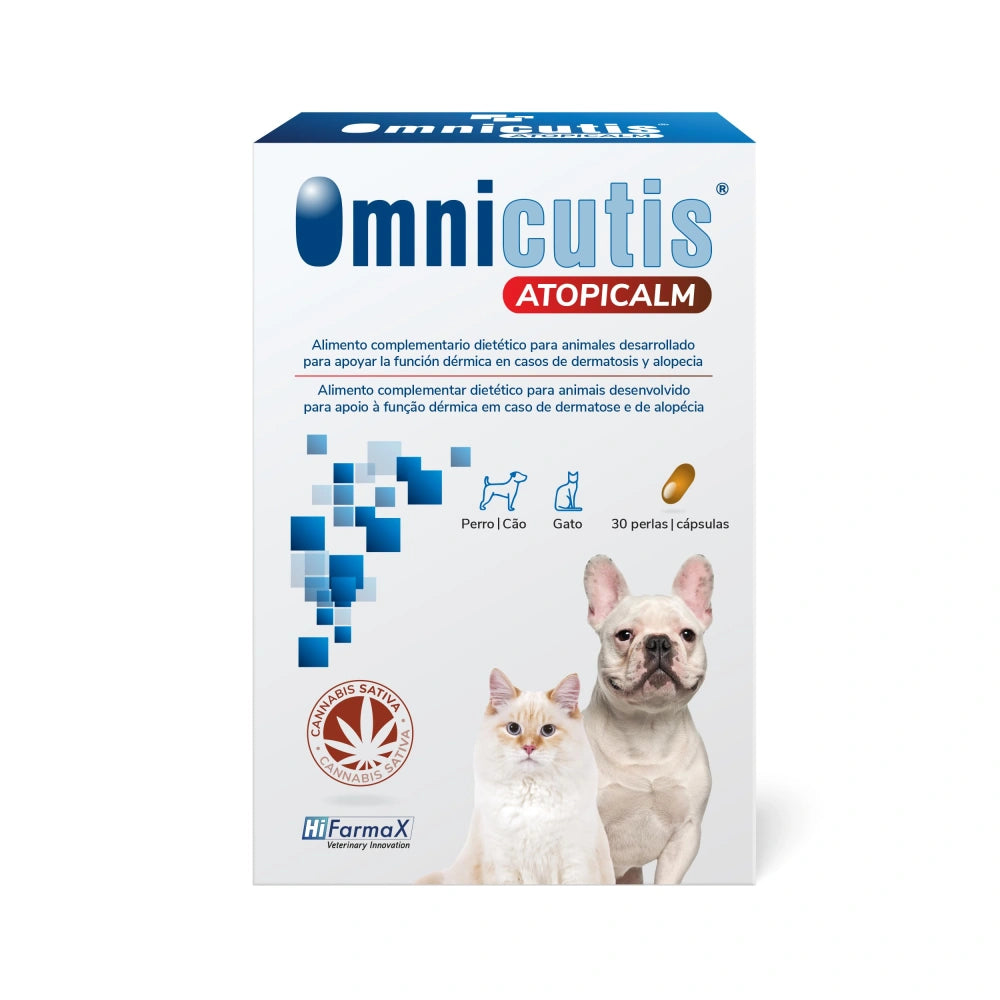 Hifarmax Omnicutis Atopicalm Suplemento para la Salud de la Piel y el Pelaje al mejor precio -todoastorenimal.com