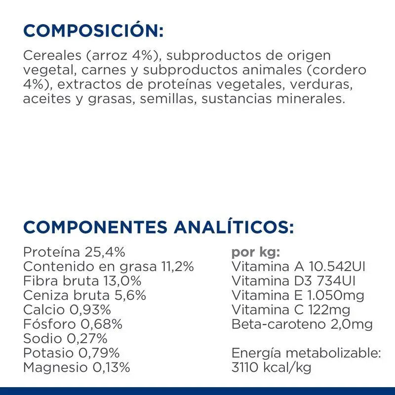 Hill'S Canine Metabolic Con Cordero y Arroz 1,5 kg - Precios Más Baratos - Todoanimal