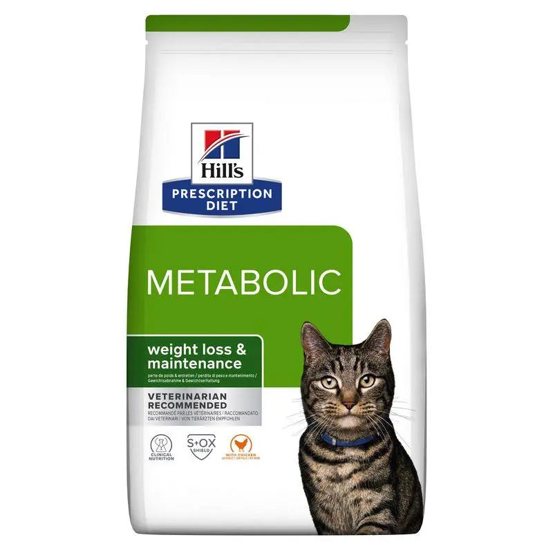 Hill'S Feline Metabolic 3Kg (Perdida Y Mantenimiento De Peso) - Precios Más Baratos - Todoanimal