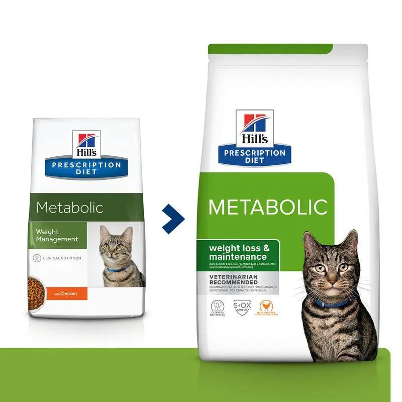 Hill'S Feline Metabolic 3Kg (Perdida Y Mantenimiento De Peso) - Precios Más Baratos - Todoanimal