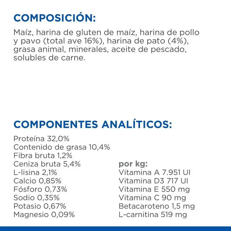 Hill'S Feline Young Adult Sterilised Cat Pato 7Kg - Precios Más Baratos - Todoanimal