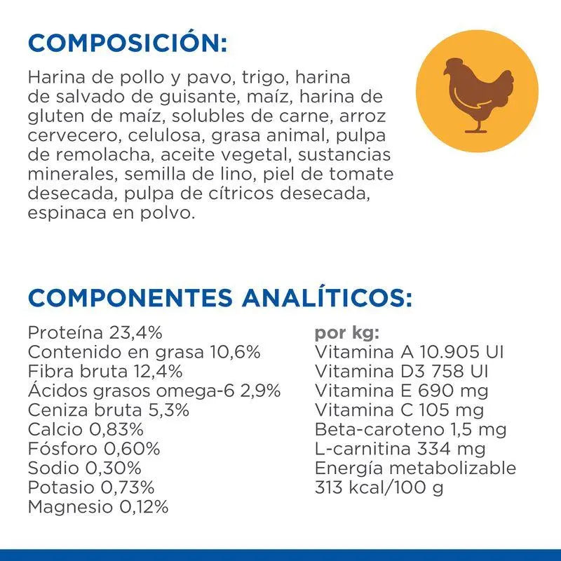 Hill'S Sp Canine Adult Light Small & Mini Pollo 1,5 kg - Precios Más Baratos - Todoanimal