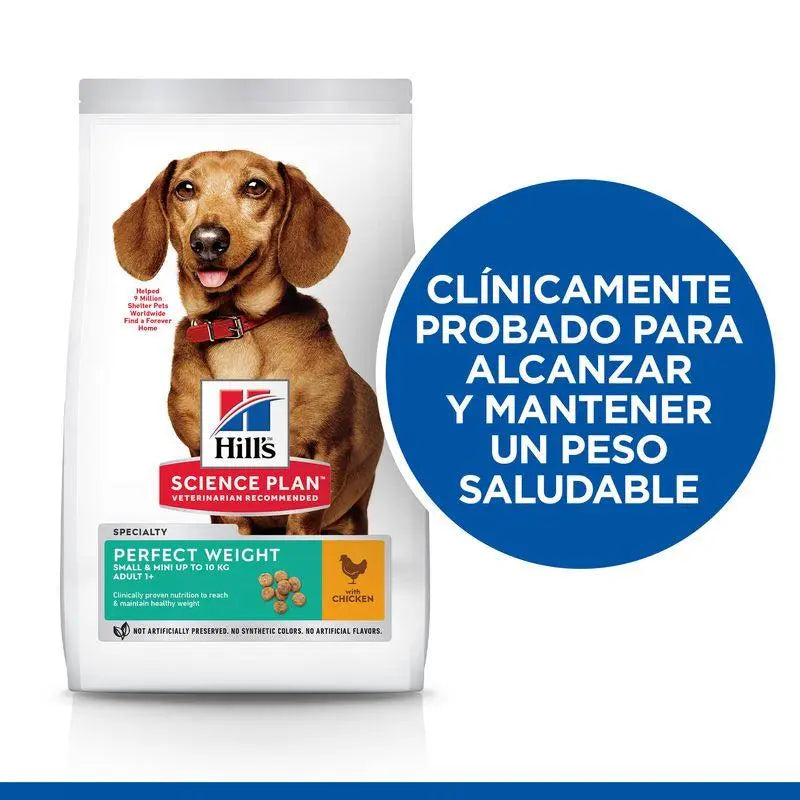 Hill'S Sp Canine Adult Perfect Weight Small & Mini Pollo 6 kg - Precios Más Baratos - Todoanimal