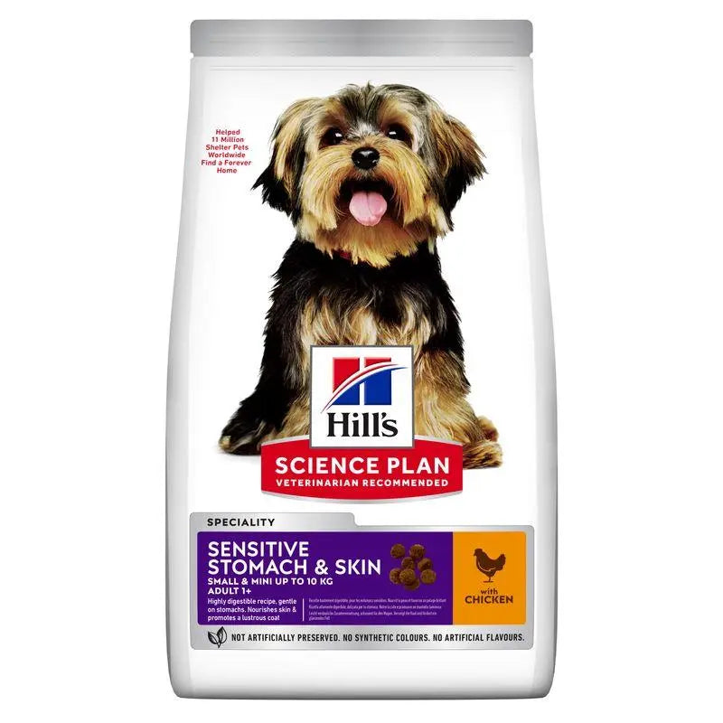 Hill'S Sp Canine Adult Sensitive Stomach & Skin Small & Mini Pollo 1,5 kg - Precios Más Baratos - Todoanimal
