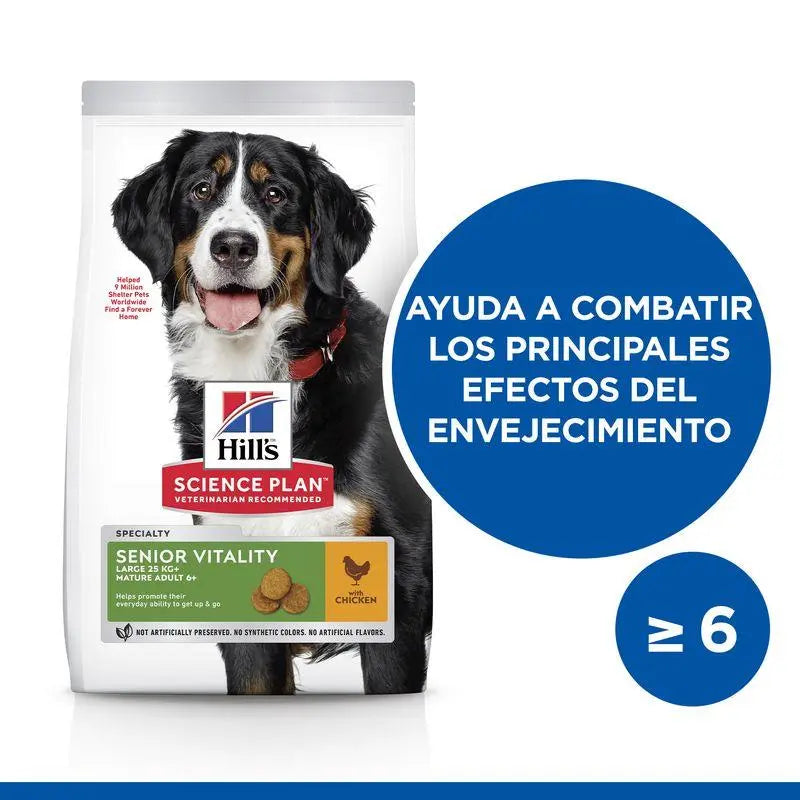 Hill'S Sp Canine Mature Adult 5+ Senior Vitality Large Breed Pollo 14 kg - Precios Más Baratos - Todoanimal