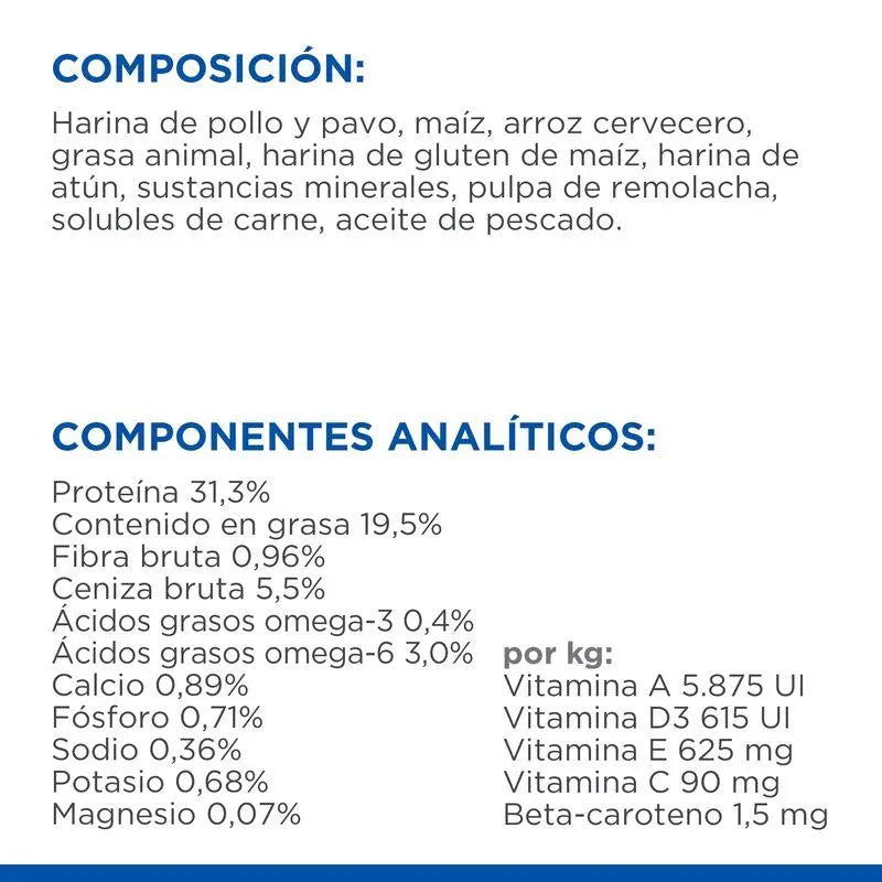 Hill'S Sp Feline Adult Atún 10Kg - Precios Más Baratos - Todoanimal