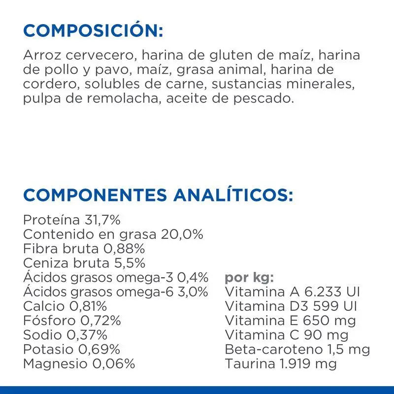 Hill'S Sp Feline Adult Cordero & Arroz 1.5Kg - Precios Más Baratos - Todoanimal
