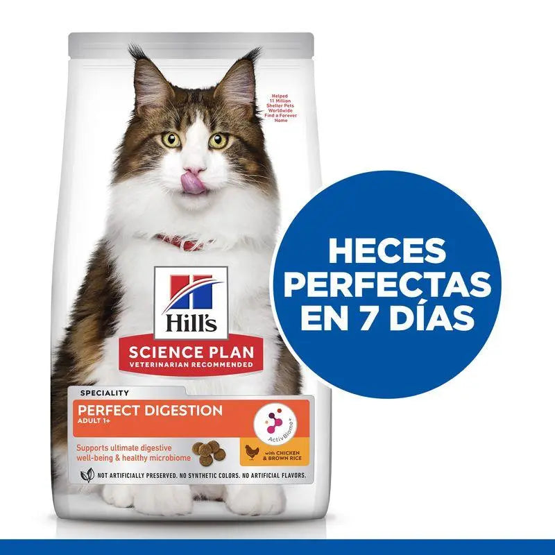 Hill'S Sp Feline Adult Perfect Digestion Pollo 1.5Kg - Precios Más Baratos - Todoanimal