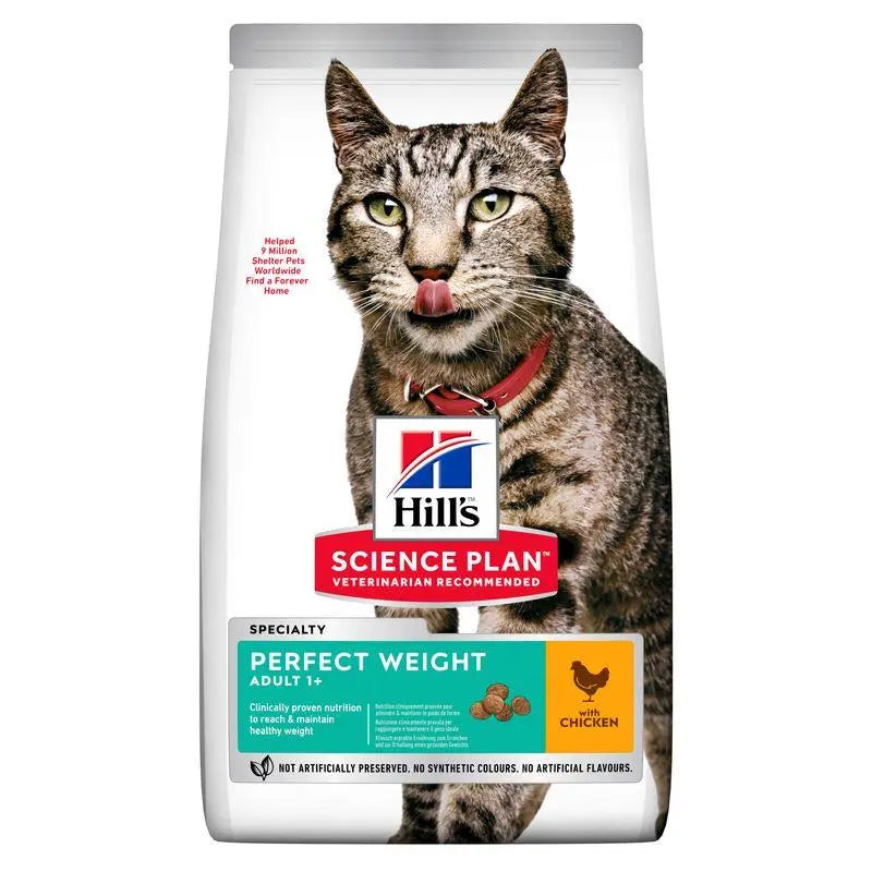 Hill'S Sp Feline Adult Perfect Weight Pollo 7Kg - Precios Más Baratos - Todoanimal