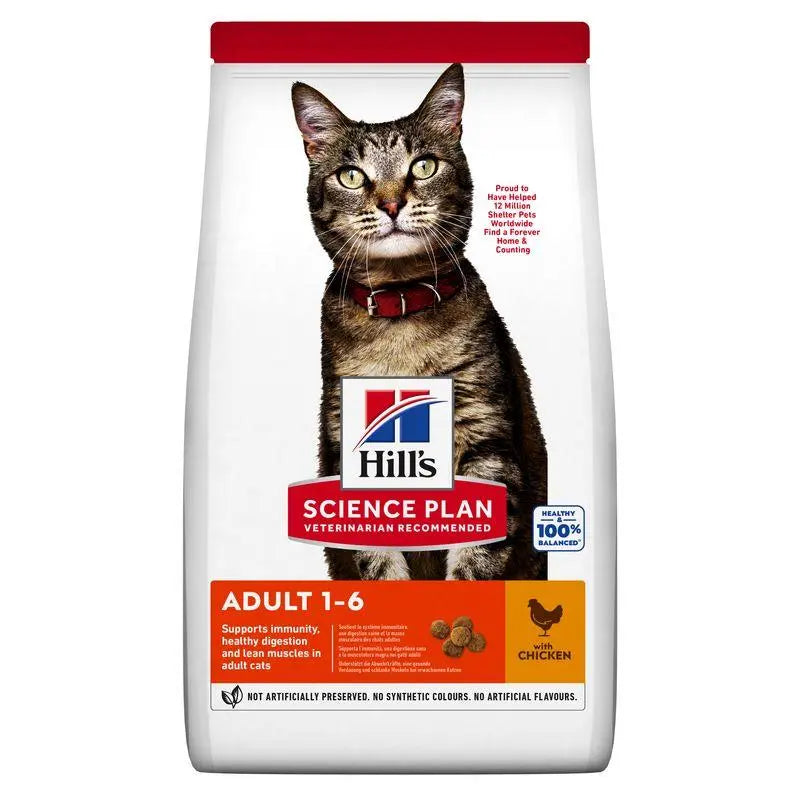 Hill'S Sp Feline Adult Pollo 300G - Precios Más Baratos - Todoanimal