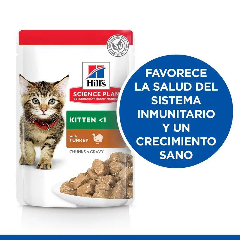 Hill'S Sp Feline Kitten Pavo 85G Sobre - Precios Más Baratos - Todoanimal