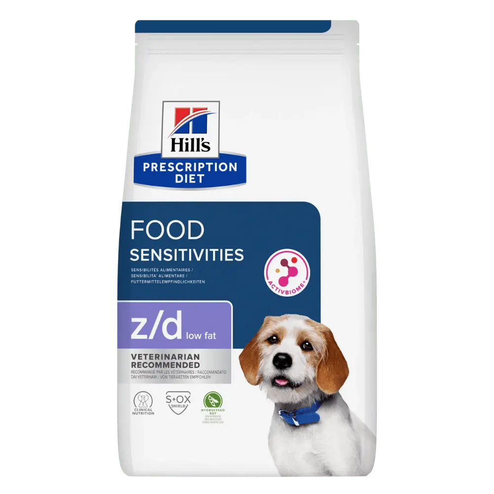 Hill'S Z/D Low Fat Soja Pienso para Perros con Hipersensibilidad Alimentaria al mejor precio -todoastorenimal.com