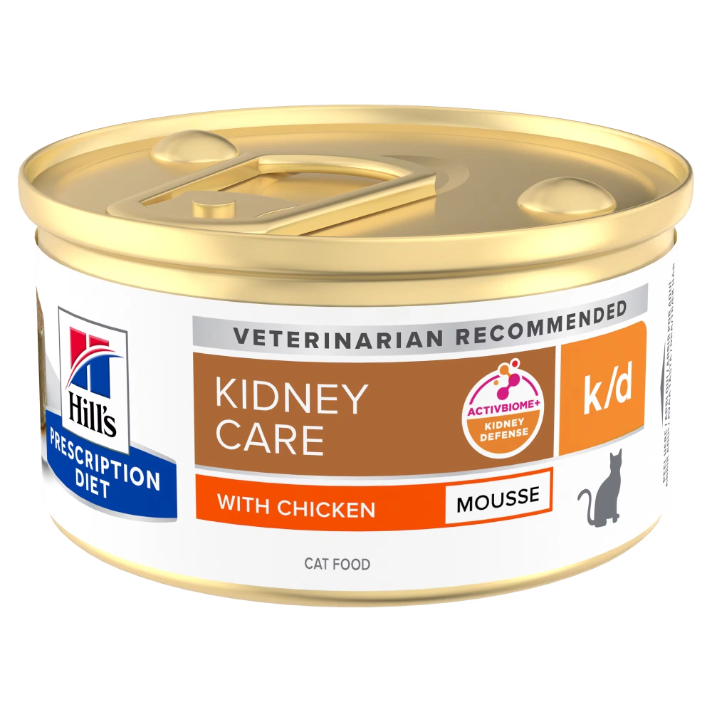 Hill's Prescription Diet Feline k/d Mousse Comida Húmeda para Gatos 85g (Enfermedad Renal) al mejor precio -todoastorenimal.com