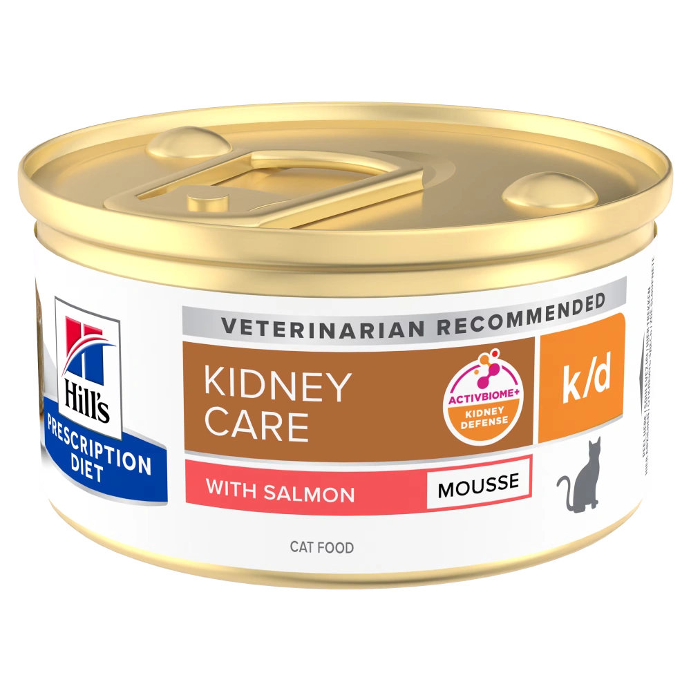 Hill's Prescription Diet Feline k/d Mousse Comida Húmeda para Gatos 85g (Enfermedad Renal) al mejor precio -todoastorenimal.com