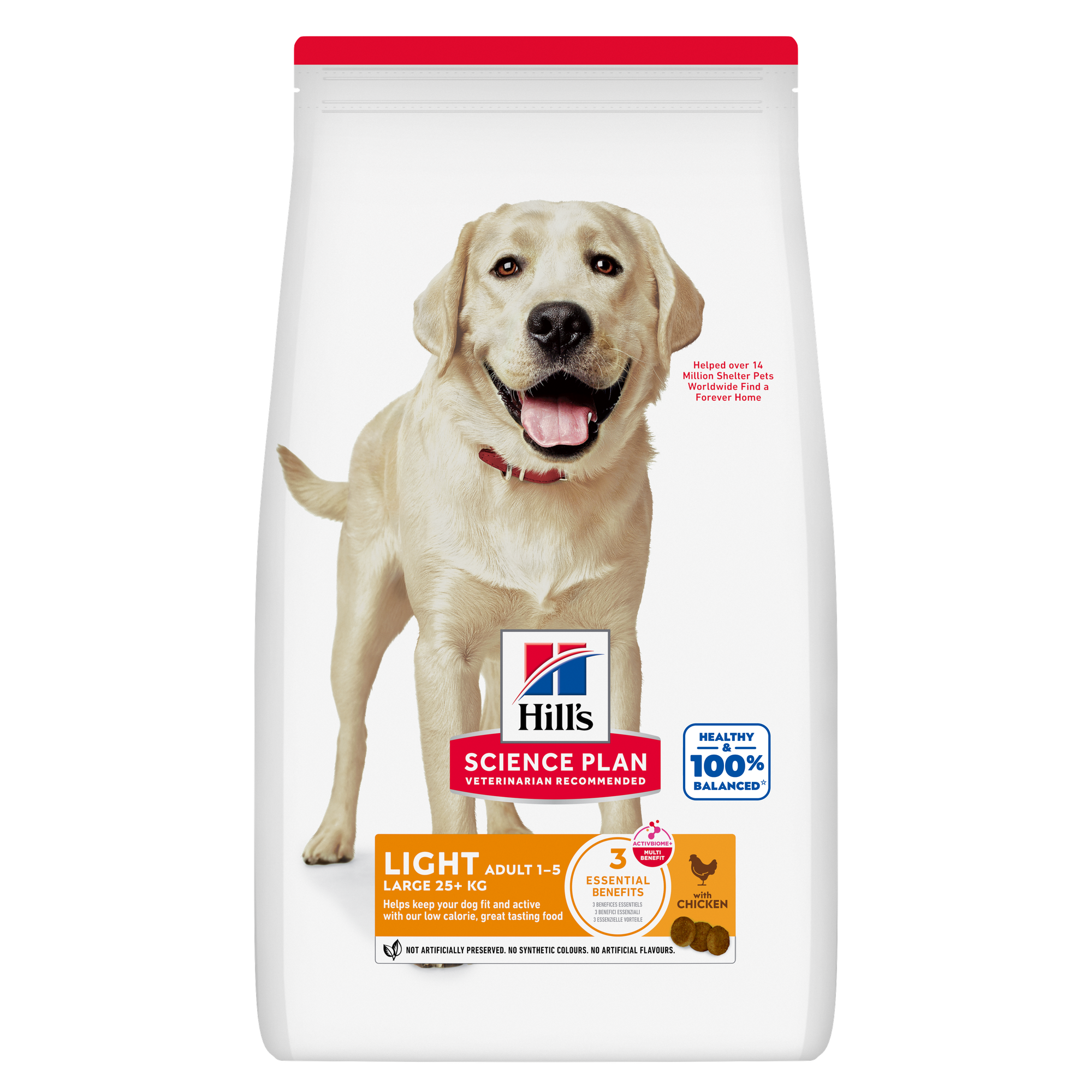 Hill's Science Plan Adult Light Large Breed Pollo 14 kg Pienso para Perros al mejor precio -todoastorenimal.com