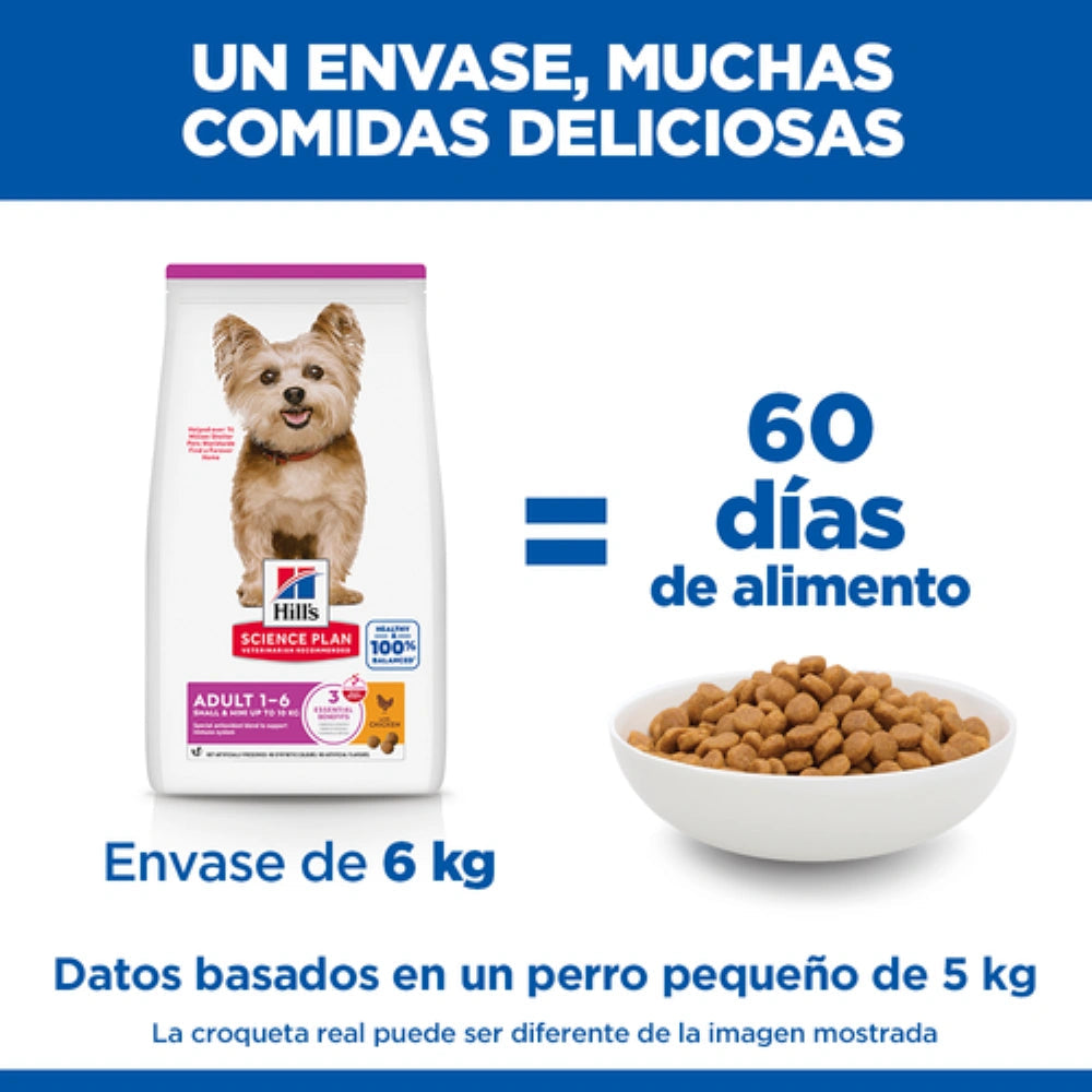 Hill's Science Plan Adult Small y Mini Pollo 1,5 kg Pienso para Perros al mejor precio -todoastorenimal.com