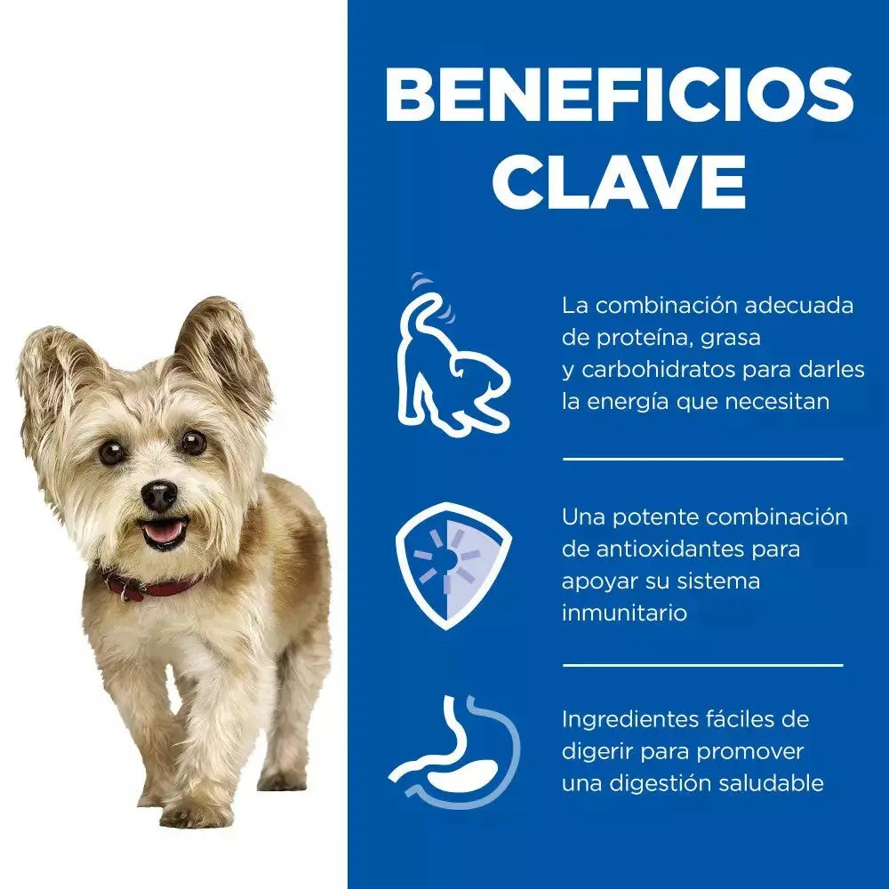Hill's Science Plan Mature Small & Mini Ternera Mousse Comida Húmeda para Perros Lata 200 g al mejor precio -todoastorenimal.com