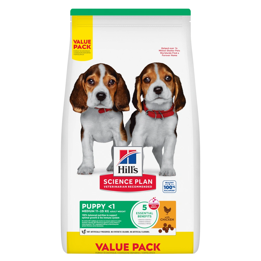 Hill's Science Plan Medium Puppy Pollo 14 kg Pienso para Perros al mejor precio -todoastorenimal.com