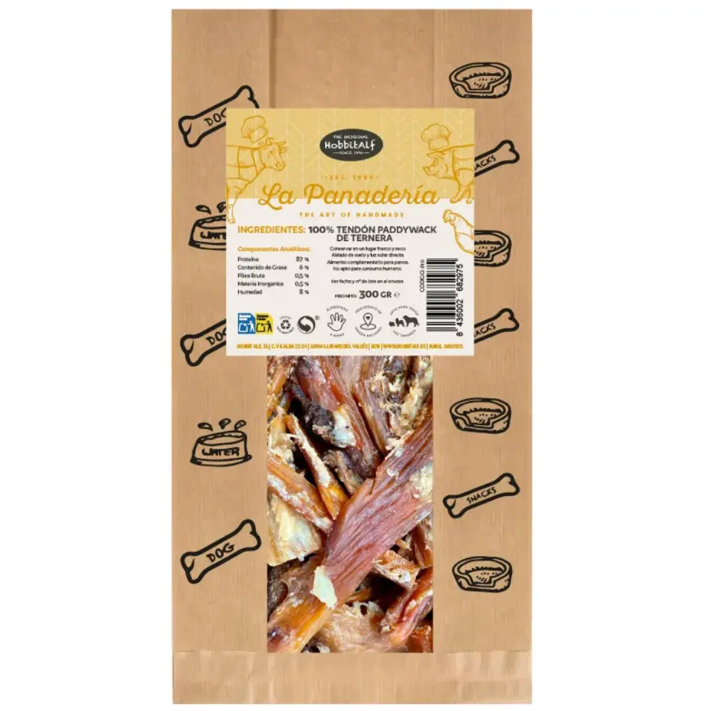 Hobbit Snack La Panaderia Tendón Paddywack de Ternera 300 g al mejor precio -todoastorenimal.com