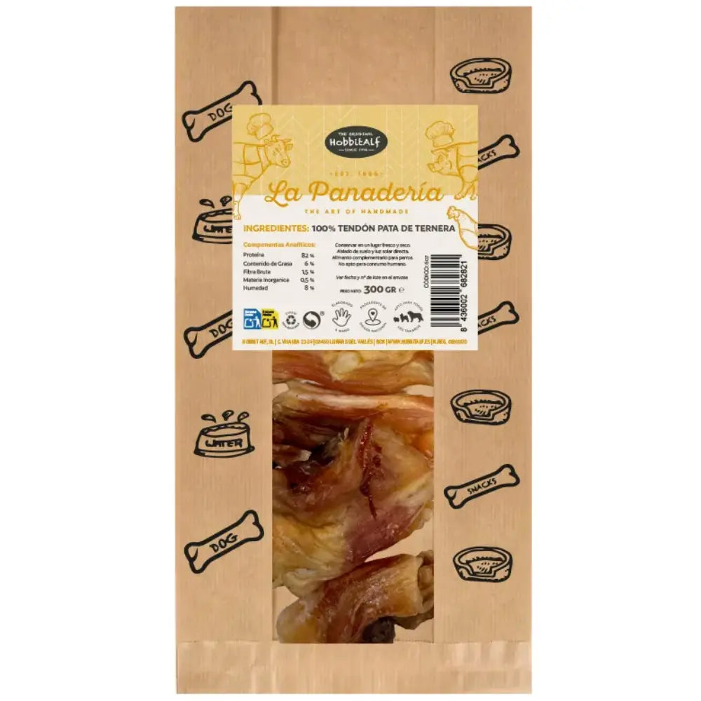 Hobbit Snack La Panaderia Tendón Pata de Ternera 300 g al mejor precio -todoastorenimal.com