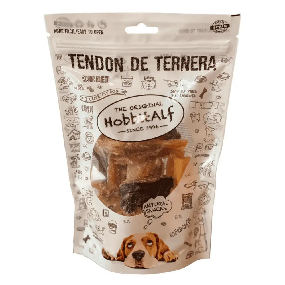 Hobbit Tendón de Ternera Extra Puntas 150 g Snack Natural para Perros al mejor precio -todoastorenimal.com
