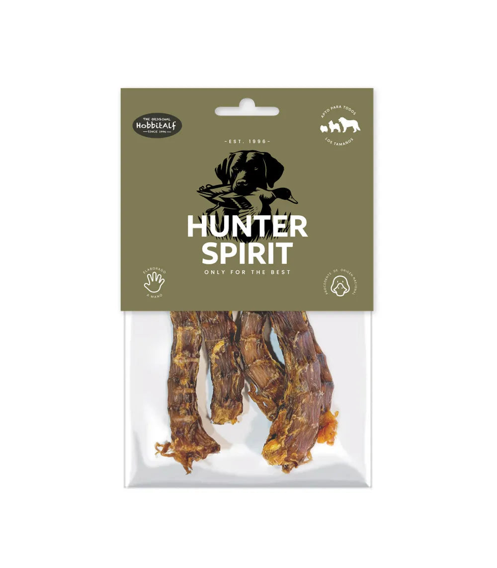 Hobbitalf Cuellos de Pato 150 g - Snack Natural para Perros al mejor precio -todoastorenimal.com
