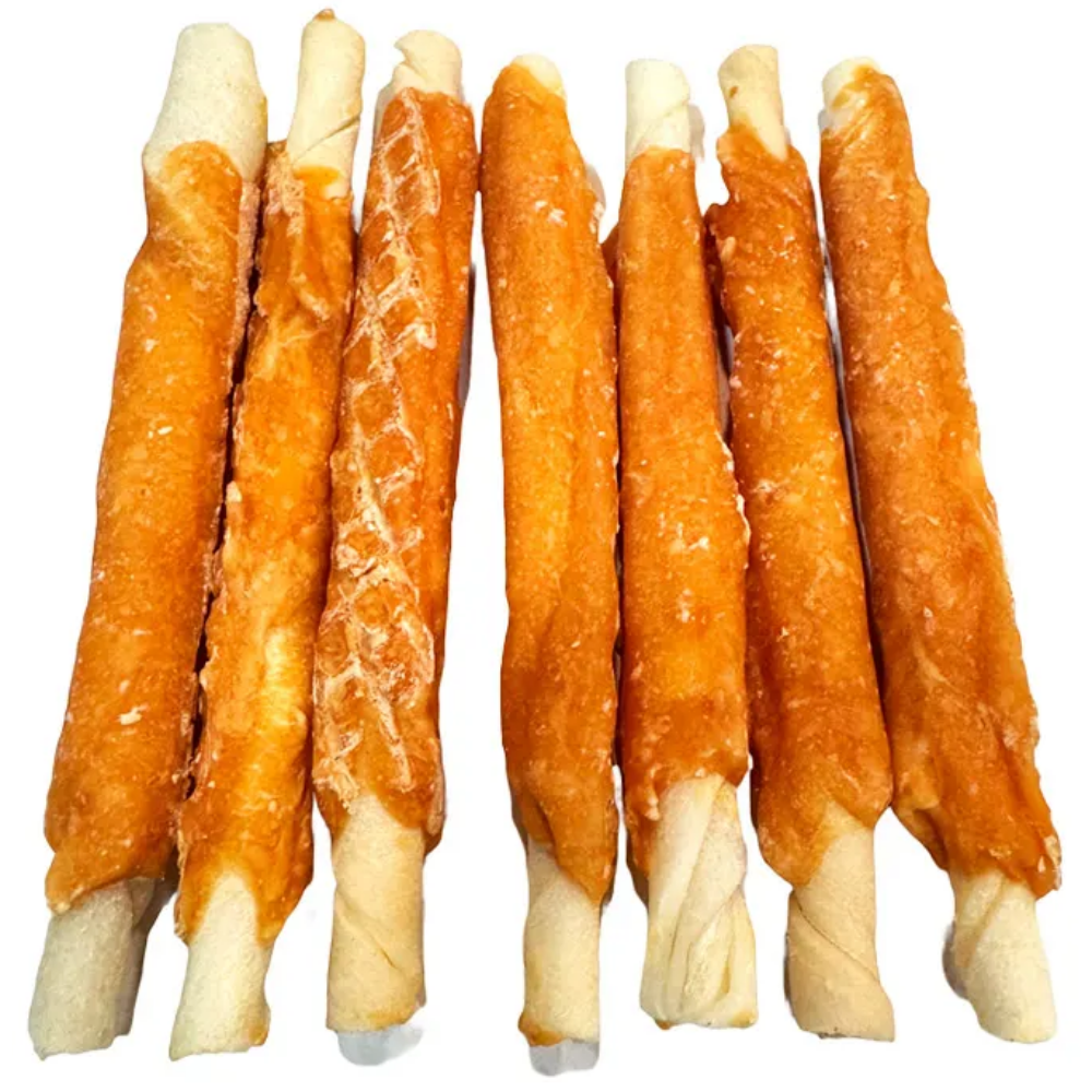 Hobbitalf Palitos Twist con Pollo Bolsa 100 g Snack Natural para Perros al mejor precio -todoastorenimal.com