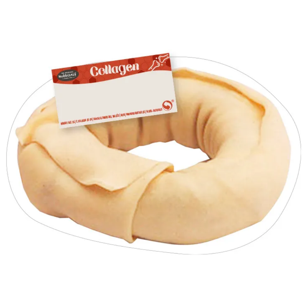 Hobbitalf Rosco de Piel Fluor 10 cm Snack Natural para Perros al mejor precio -todoastorenimal.com