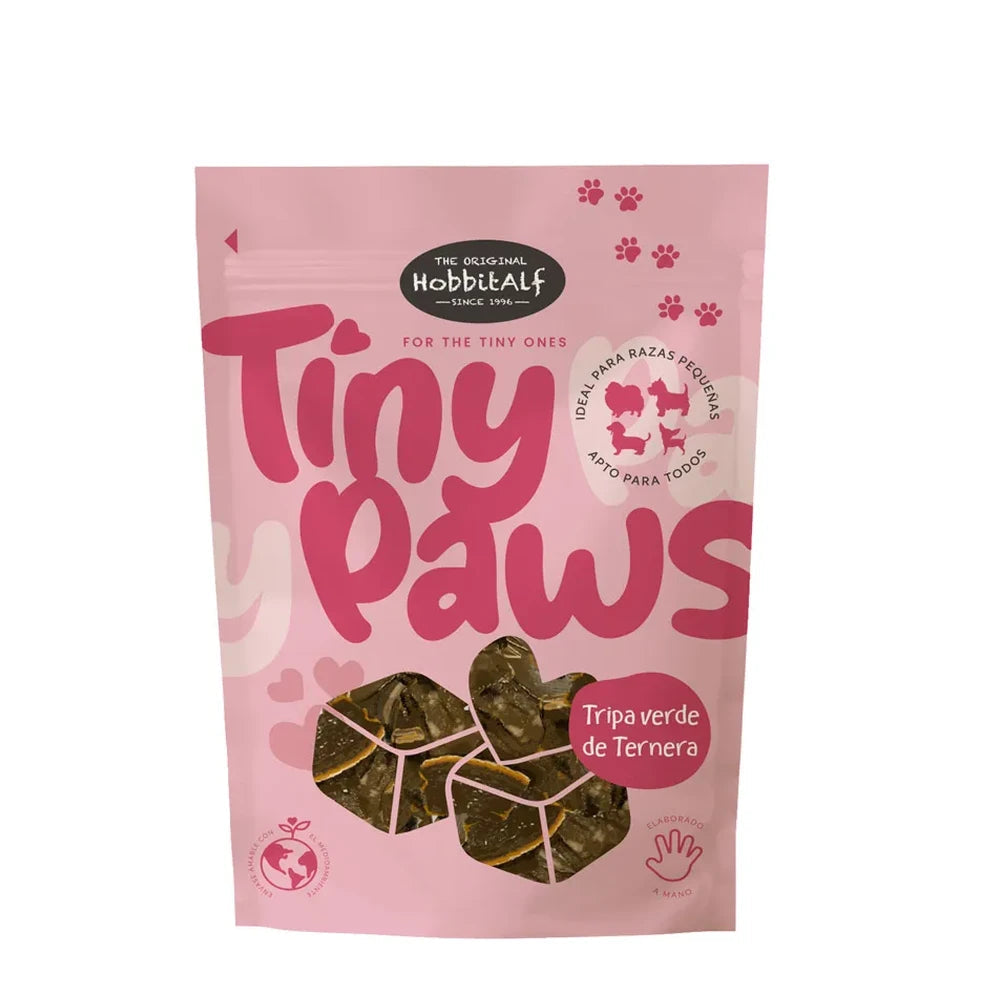 Hobbitalf Tiras de Tripa Verde de Ternera 80 g Snack Natural para Perros al mejor precio -todoastorenimal.com