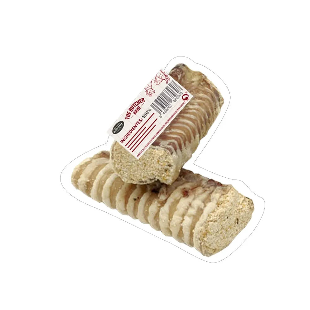Hobbitalf Tráquea de Ternera Rellena Ahumada Snack Natural para Perros al mejor precio -todoastorenimal.com