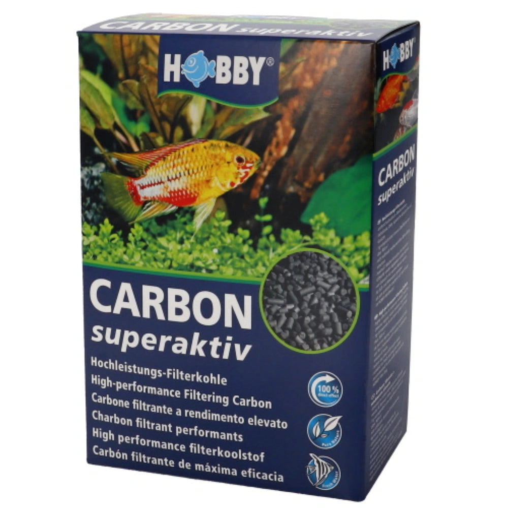Hobby Carbón Superaktiv Material Filtrante para Acuarios 500g al mejor precio -todoastorenimal.com