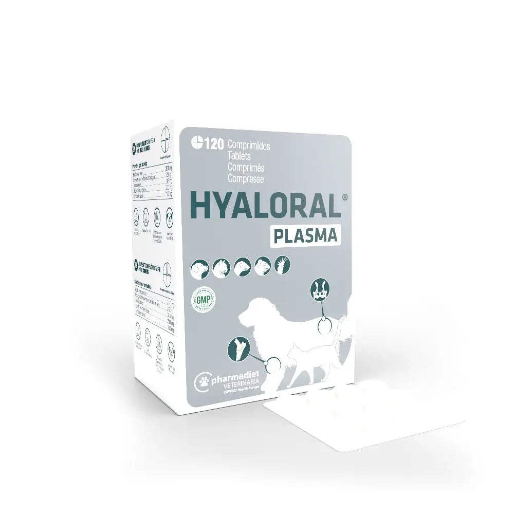 Hyaloral Plasma 120 Comprimidos Condroprotector para Perros Salud Articular al mejor precio -todoastorenimal.com