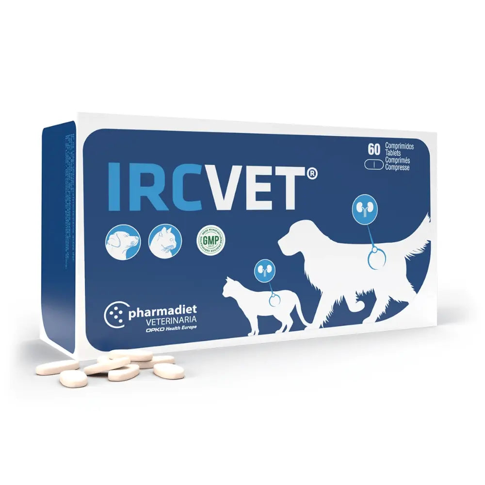 IRCVET 60 Comprimidos para Perros y Gatos con Insuficiencia Renal Crónica Pharmadiet al mejor precio -todoastorenimal.com