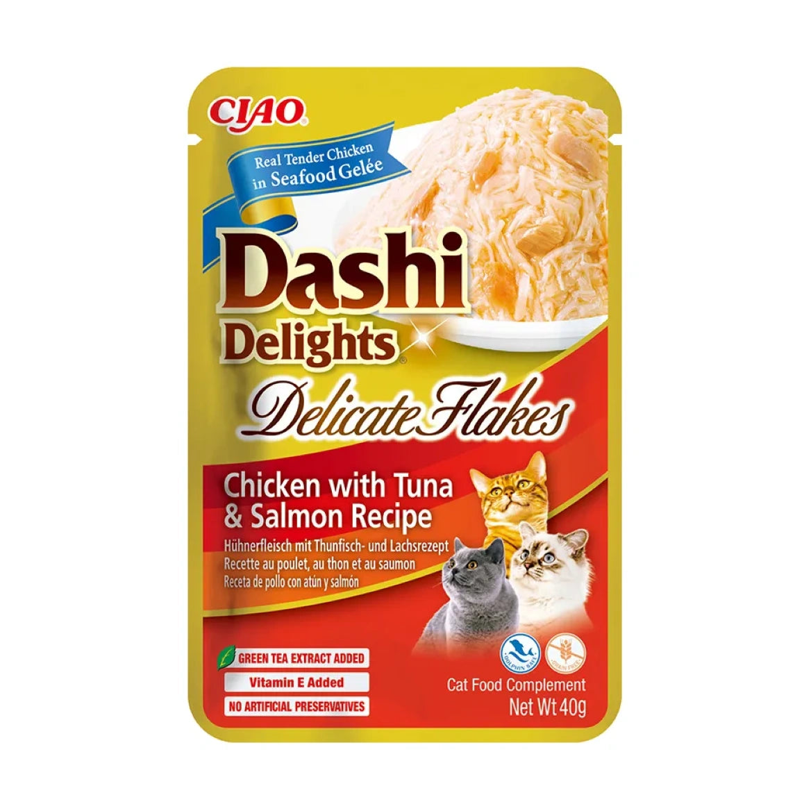 Inaba Dashi Delights Sobre Comida Húmeda para Gatos 40g al mejor precio -todoastorenimal.com