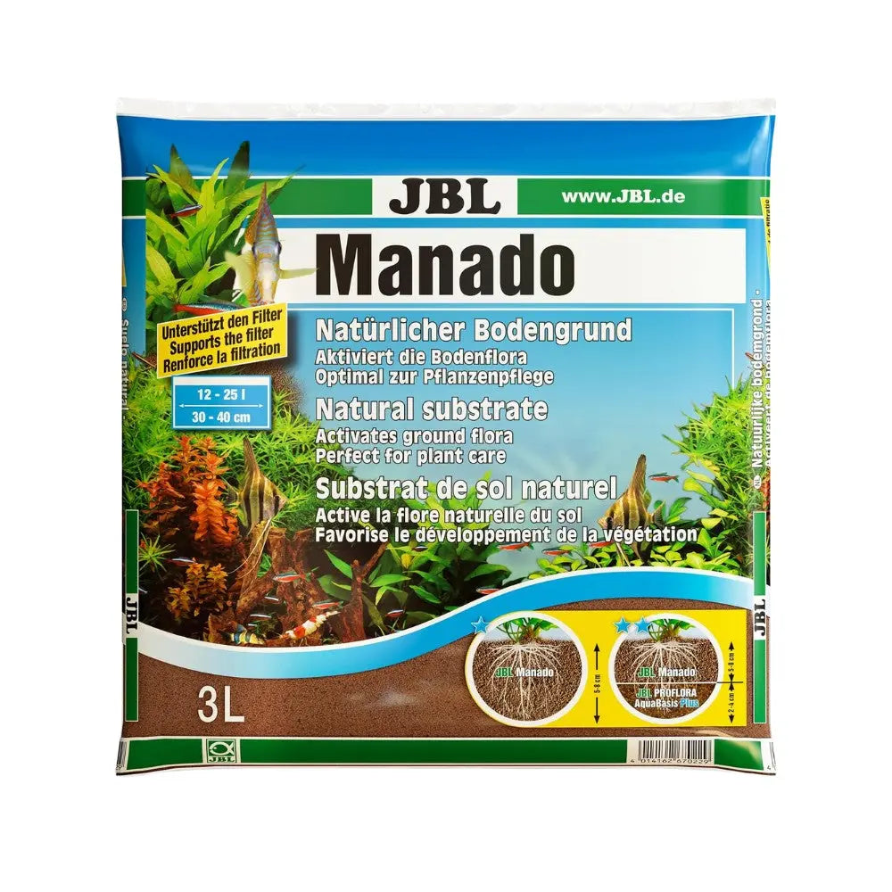 JBL Sustrato Manado para Acuarios de Agua Dulce con Plantas Naturales al mejor precio -todoastorenimal.com