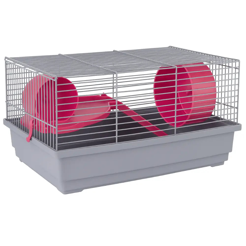 Jaula Hamster Ruso 114 Gris (39X25,5X22 cm) al mejor precio -todoastorenimal.com