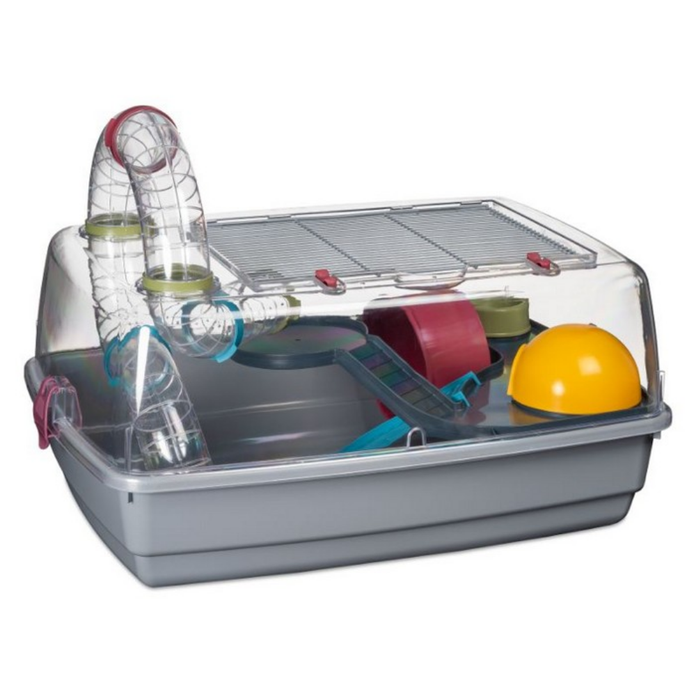 Jaula Hamster Ruso 183 Gris al mejor precio -todoastorenimal.com