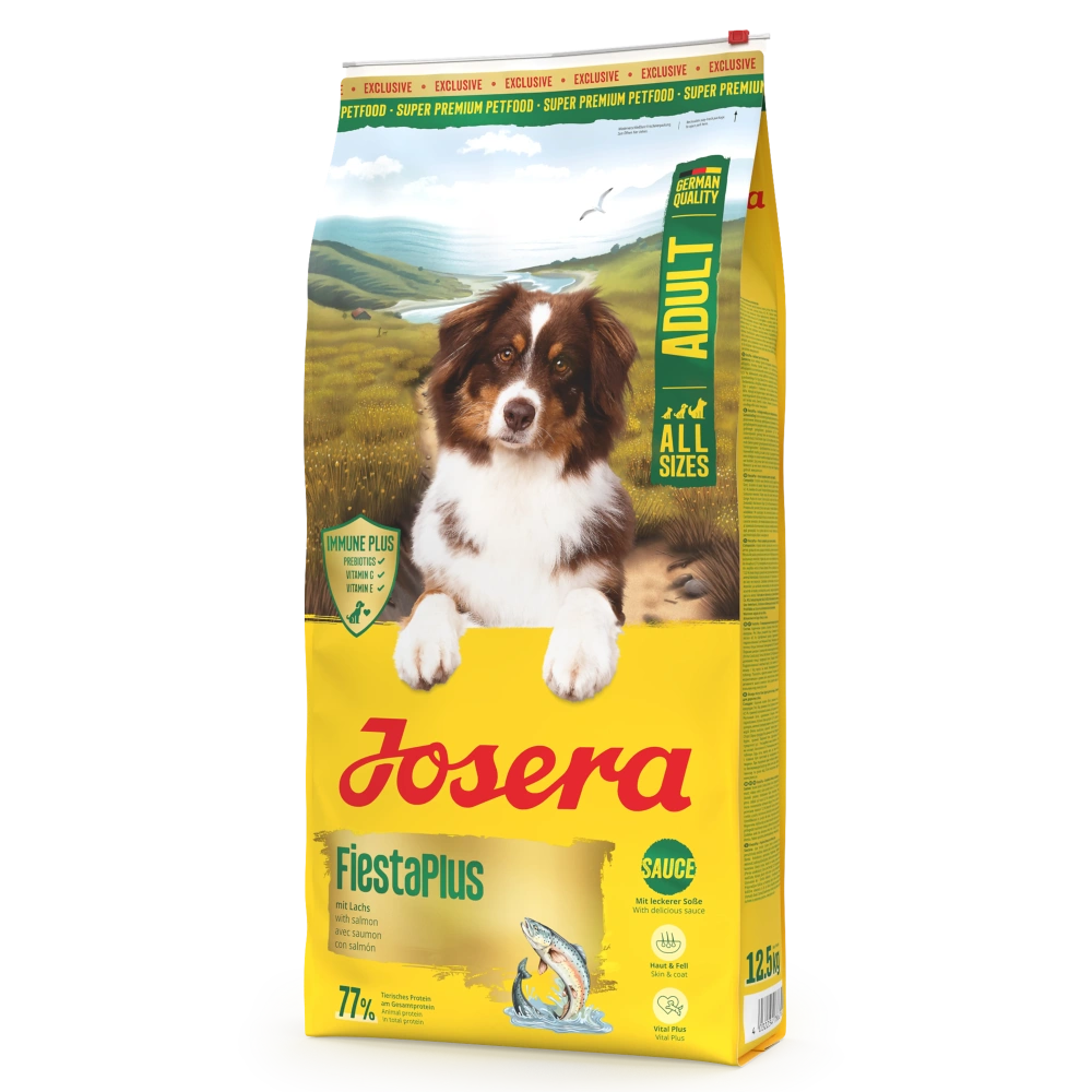 Josera FiestaPlus Salmón Pienso Sin Gluten para Perros al mejor precio -todoastorenimal.com