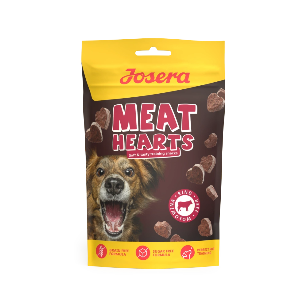 Josera Meat Hearts Ternera Snack de Adiestramiento para Perros al mejor precio -todoastorenimal.com