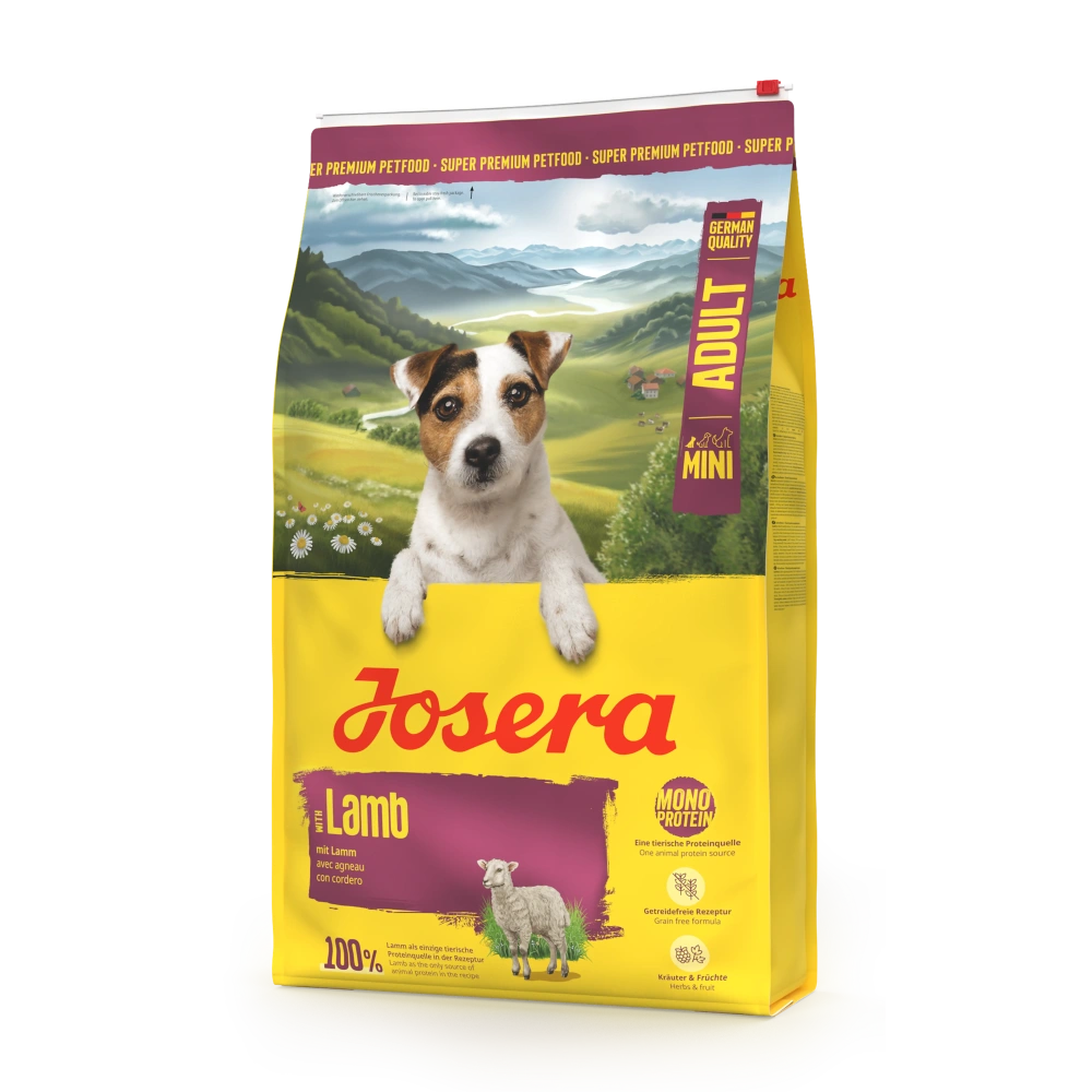 Josera Mini Cordero Pienso para Perros al mejor precio -todoastorenimal.com