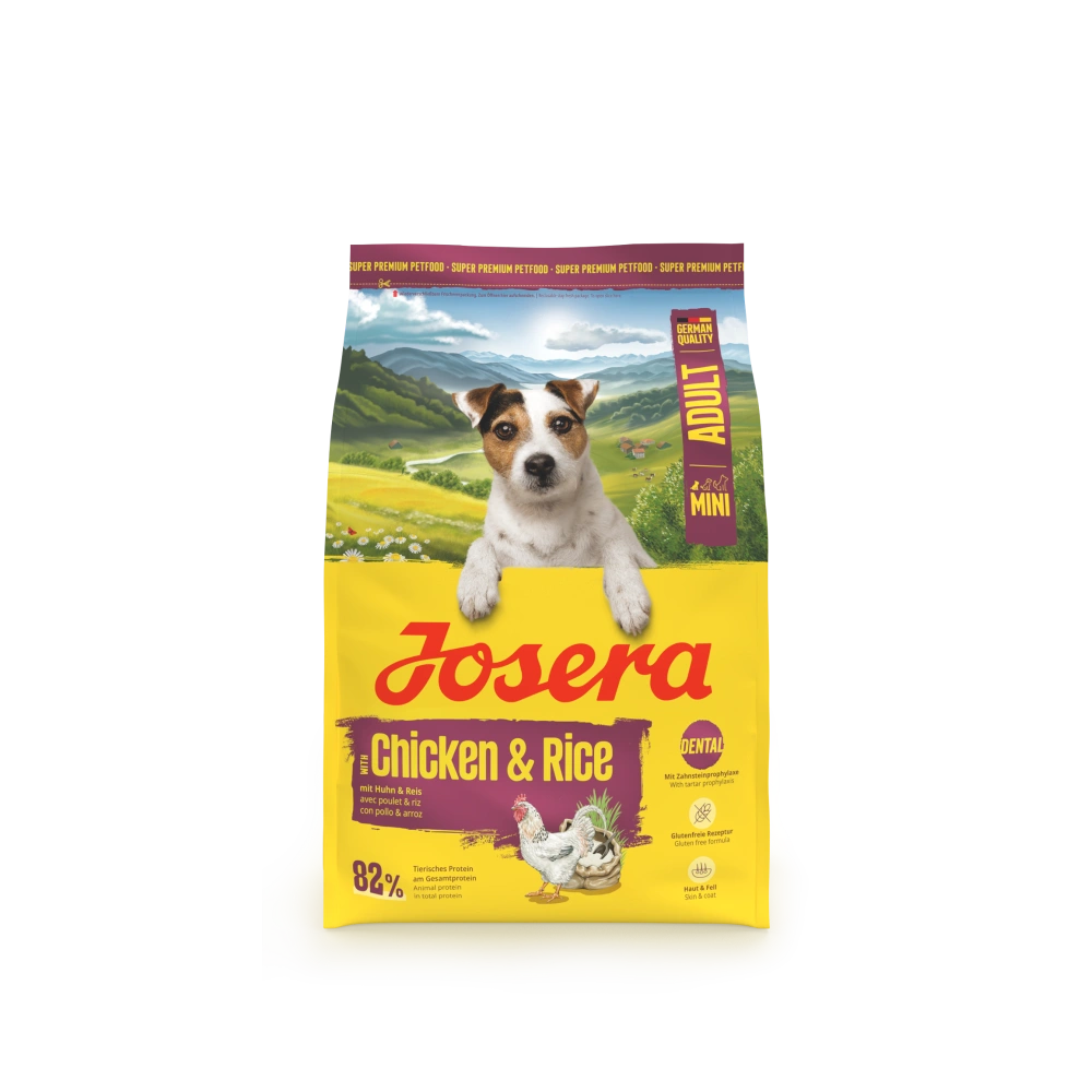 Josera Mini Pollo y Arroz Pienso para Perros al mejor precio -todoastorenimal.com