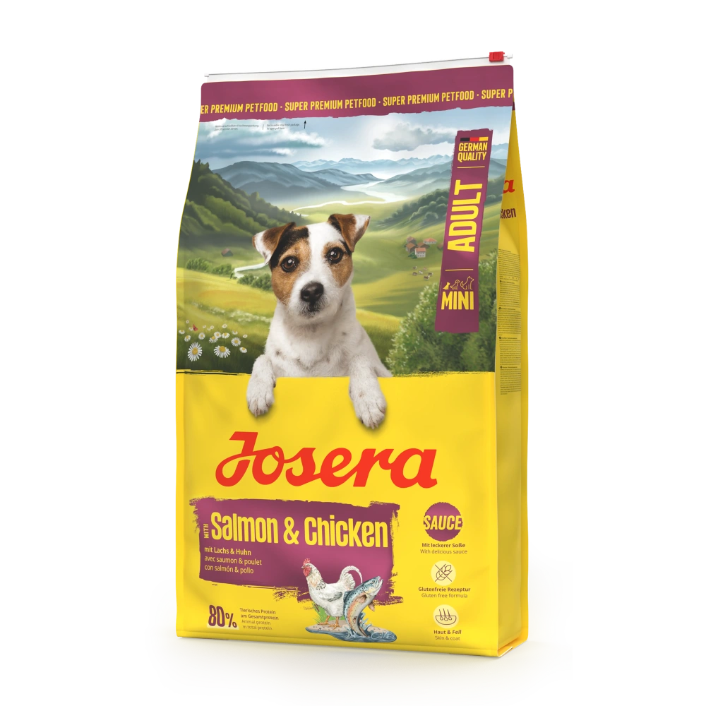 Josera Mini Salmón y Pollo Pienso Sin Gluten para Perros al mejor precio -todoastorenimal.com