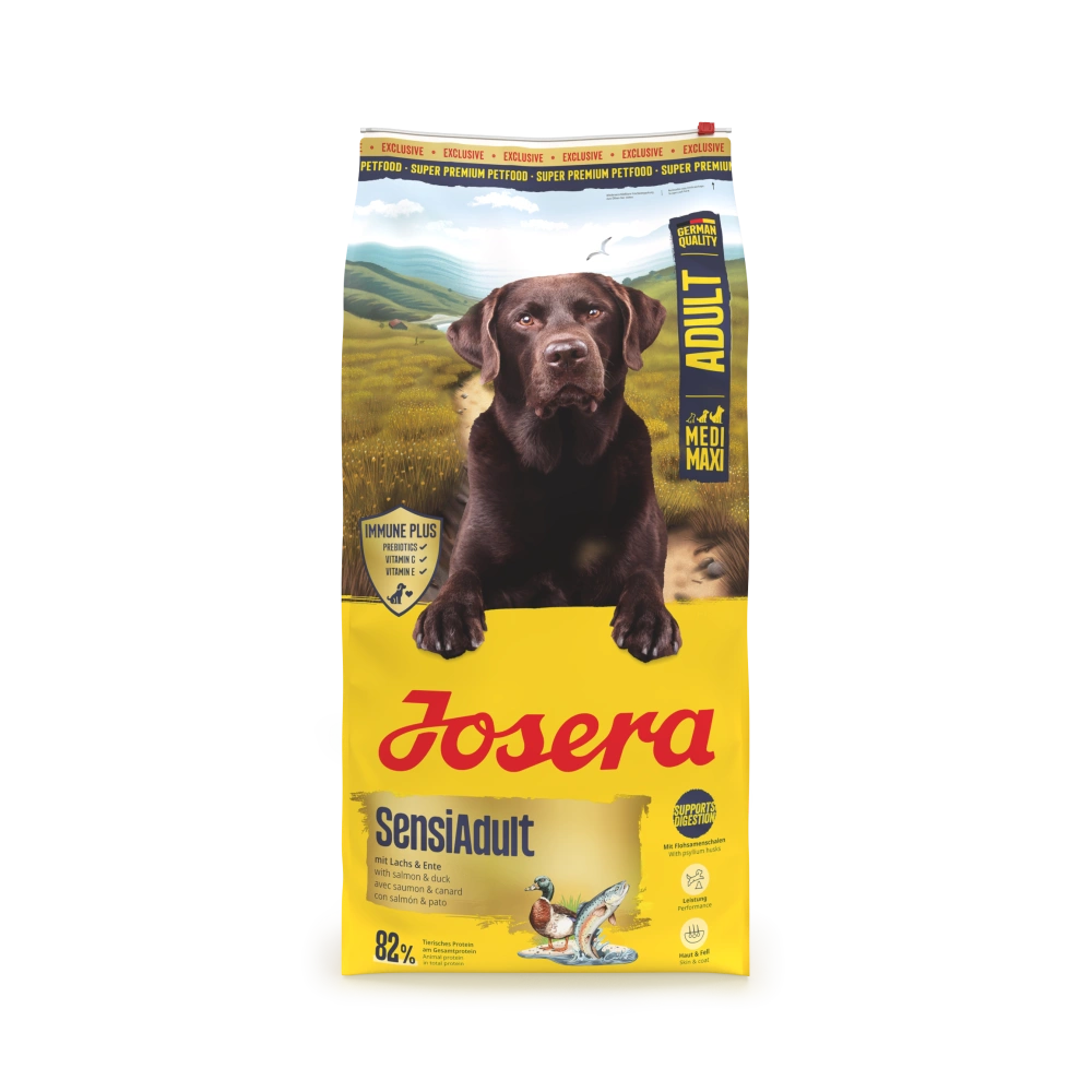 Josera SensiAdult Salmón y Pato Pienso Sin Gluten para Perros al mejor precio -todoastorenimal.com