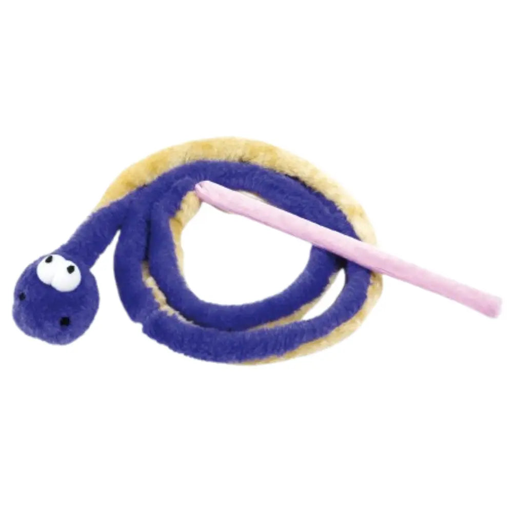 Juguete Gatos Serpiente Peluche con Vara 137 cm al mejor precio -todoastorenimal.com