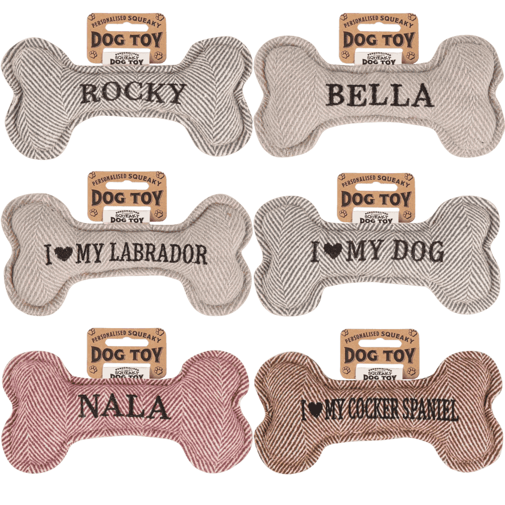 Juguete Mordedor Hueso Chillón para Perros Personalizado al mejor precio -todoastorenimal.com