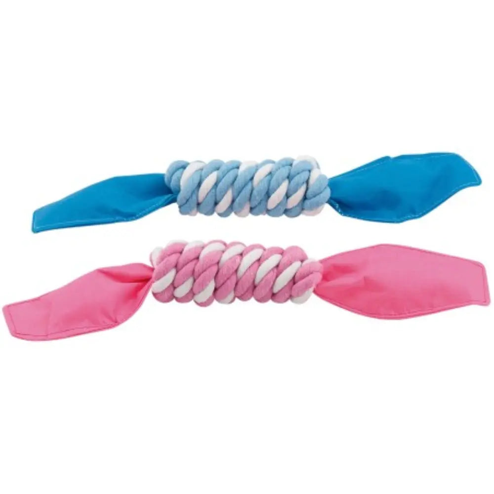 Juguete Perro Cuerda Bicolor con Sonido 28 cm al mejor precio -todoastorenimal.com